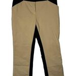 DKNY Tan & Black Two Tone Straight Leg Dress Pants 10 Photo 0