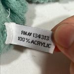 Vibrant Green Fringed Shawl with Lightweight Knit Design Photo 4