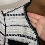 White House | Black Market novelty tweed chain decor shimmer lady jacket size 6 Photo 6