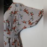 Baevely gray/purple floral romper Size M Photo 4