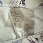 Calia by Carrie Underwood Floral Mesh Workout Yoga Capris Size Medium White Photo 3