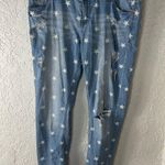 Kensie  | Starred Ankle Bitter Jeans Photo 5