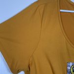 Free Kisses  Shirt Dress Mustard Yellow Queen Plus Size 2X EUC #4490 Photo 3