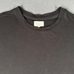 Lou & grey Womens S Black SignatureSoft Pocket Shift Shirt Dress LOFT Pullover Photo 3