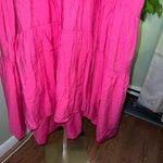 Anthropologie MAEVE Marlene Tiered Maxi Dress in Fuchsia Size Small Photo 3