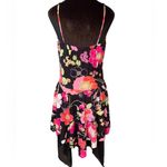 Graffiti New York Y2K Flower Power Hippie Fairy Mermaid Handkerchief Hem Dress Size M Photo 5