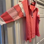 We The Free People Clean Prep Nautical Striped Collared Pullover Sweatshirt | L Photo 8