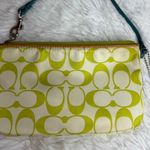 Coach  neon  Summer Satin Signature Wristlet Photo 1