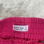 Vanilla Star Jeans Vanilla Star Pink Wide Elastic Waist Pink Denim Shorts Sz Medium Photo 3