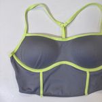 Victoria’s Secret Ultimate Push up Corset Gray Yellow Sports Bra New Size XXL Photo 11