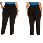 Halogen  Crepe Pull On Ankle Pants Black 20 Photo 1
