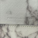 Rebecca Minkoff  Leo Leather Marble Grey Envelope Clutch Photo 14