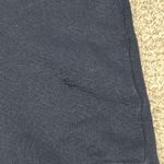 Ulla Johnson  Alair Crewneck Washed Fleece Sculpted Sleeve Navy Medium **HOLE* Photo 6