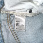 NWOT Slvrlake London High Rise Straight Leg Distressed Jeans 29 in Love Hurts Blue Photo 5