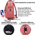 Backpack for airplane school baby adventure college sport everything you… Red Photo 6