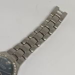 Luxe  diamond women’s date quartz analog watch 25mm rhinestone 6.5” running Photo 3