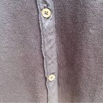 J.Crew Women’s Long Sleeve Black Cotton Beaded Cardigan Size M Classic Photo 3