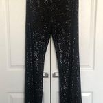 BANJUL Black Sequin High Waisted Pants Size M (4/6) Photo 0
