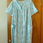 White Stag  Sleepwear Nightgown Hearts Overall Print Heart House Coat NWT Size XL Photo 11