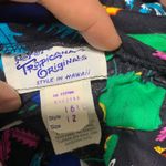 American Vintage Vintage 60s Tropicana Originals Hawaiian black tropical ocean maxi dress size 12 Photo 3