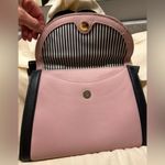 Kate Spade  Satchel Purse Pink Black HandBag Purse Photo 1