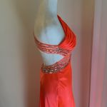 Betsy and Adam  One-Shoulder Sequin Backless Gown Photo 9