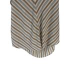 E & M  Women's Size Large Striped Back Tie Butterfly‎ Sleeve Top Photo 2