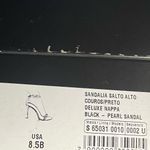 AQUA  pearl ankle strap black high heel stiletto women’s Size 8.5M- Bloomingdales Photo 11