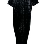 Torrid Full Length Crushed Velvet Short Sleeve Catsuit Black 2 2X Photo 7