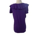 Ralph Lauren Purple V-Neck Shirt Women Top Size Large | 60-30 Photo 1