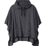 Athleta  Blissful Poncho Charcoal Size Medium Photo 0