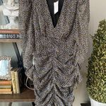 ASTR The Label Ruched Long Sleeve Minidress Black Women's Size XS Photo 5