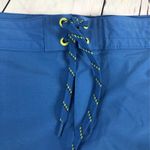 Lands' End Womens Blue Yellow Board Swim shorts size 12 Photo 3
