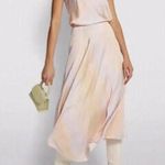 Vince Camisole Top Rainbow Pastel Satin Spaghetti Strap Photo 2