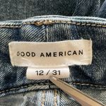 Good American Good Legs Frayed High Waist Ankle Skinny Jeans In Blue612 Photo 15