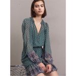 Veronica Beard  100% silk outer destiny dress in Seaglass NEW Photo 2