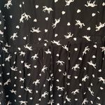Modcloth  unicorn print  button down shirt.  Size L Photo 3