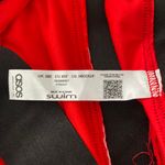 ASOS High Waisted Red Black One piece Swimsuit Size 38DDD Photo 5