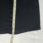 Karl Lagerfeld ‎ Paris Womens Small Ruffled Dress Shirt Black Photo 6