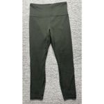 Athleta  Green Sage‎ Women's Crop Leggings 26 Waist 22 Inseam Pocket Soft Photo 8