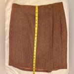 Petite Sophisticate Collection Vintage Wool Wrap Skirt Size 14 NEW Brown Neutral Photo 8