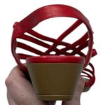 Naturalizer Red Strappy Slingback Wedge Sandals Women’s Size 8M Photo 16