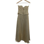 Scott McClintock Gown Millenium 2000 Y2k Lace Overlay Strapless Maxi 8 Photo 5