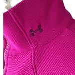 Under Armour  Pink Waffle Knit Full Zip Jacket Activewear Coat ~ Women's SMALL Photo 4