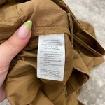 Madewell Classic Desert Light Brown Linen Blend High Waisted Paperbag Shorts Photo 9