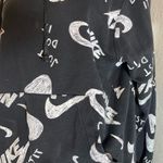 Nike Black and White Graphic Hoodie Photo 2