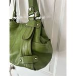 Tignanello Vintage Green Leather Women's HandBag Photo 1