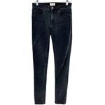 Acne Studios Skin 5 Used Black Stretch Denim Skinny Ankle Jeans Size 26 Photo 2