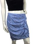 Veronica Beard  Silk Floral Blue Skirt Size 6 Photo 1