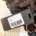 Mapale Striped Mesh Lace Bodysuit Black Size Medium Photo 4